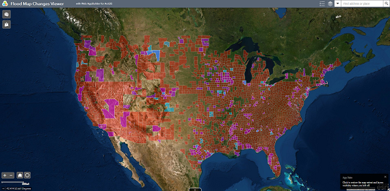 FEMA's Flood Map Changes Viewer