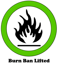 Burn Ban Lifted
