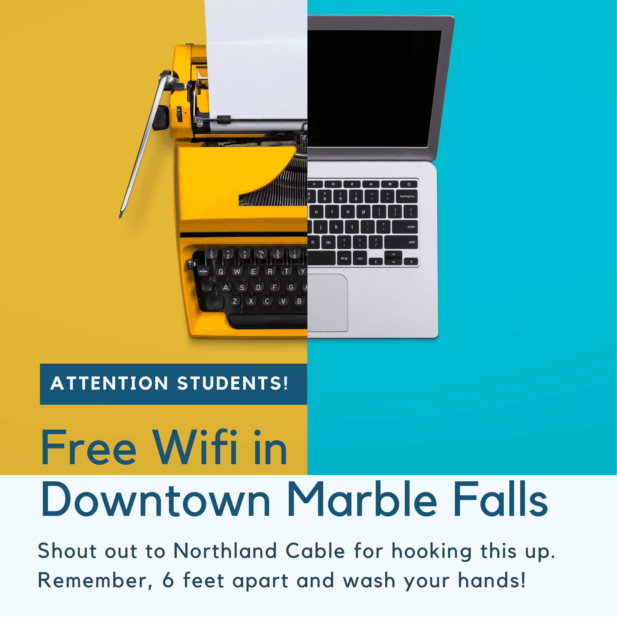 Free Wifi in Downtown Marble Falls